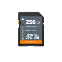ProMaster SDXC 256GB Advanced UHS-II V60 Memory Card