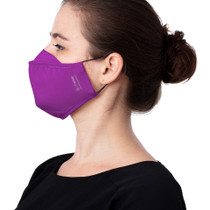 f-stop DYOTA AG+ ION Reusable 3-Layer Antibacterial Fabric Adult Large Face Mask (Purple)