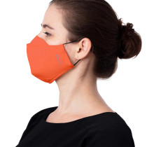 f-stop DYOTA AG+ ION Reusable 3-Layer Antibacterial Fabric Adult Large Face Mask (Orange)