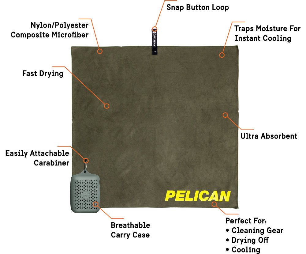 Multi-Use Towel Feature Callouts