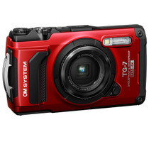 OM SYSTEM Tough TG-7 Digital Camera, Red